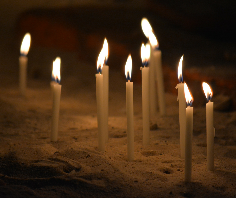 Candles Prayer for Peace Eternal Life